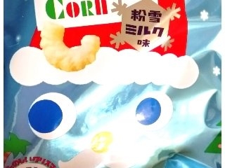 「東ハト たのしいクリスマスキャラメルコーン 粉雪ミルク味 袋61g」のクチコミ画像 by こえみんさん