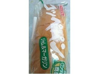 「ヤマザキ コッペパン ジャム＆マーガリン 袋1個」のクチコミ画像 by ネコまろすさん