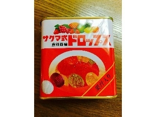 「佐久間製菓 サクマ式ドロップス 缶75g」のクチコミ画像 by ろーずありすさん