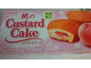 「ロッテ 桃のカスタードケーキ 箱6個」のクチコミ画像 by 料理っ子♪さん