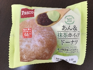 「Pasco あん＆抹茶ホイップドーナツ 袋1個」のクチコミ画像 by 7-2-5さん