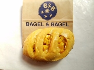 「BAGEL＆BAGEL プレミアムベーグル ダブルコーン 1個」のクチコミ画像 by いちごみるうさん