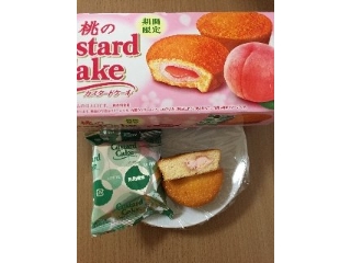 「ロッテ 桃のカスタードケーキ 箱6個」のクチコミ画像 by MOKAさん