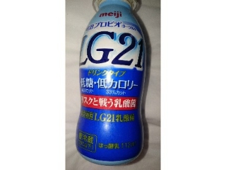 「明治 プロビオヨーグルト LG21 ドリンクタイプ低糖・低カロリー ペット112ml」のクチコミ画像 by メルシェさん