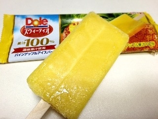 「Dole スウィーティオ 果汁100％ パイナップルアイスバー 袋90ml」のクチコミ画像 by つばきちさん