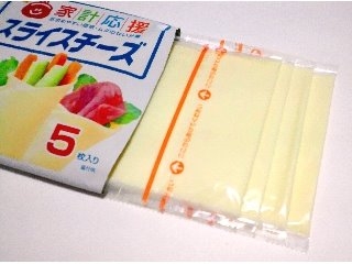 「クラフト 家計応援 スライスチーズ 5枚入り 袋75g」のクチコミ画像 by つなさん