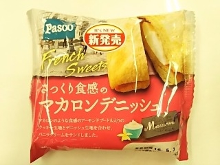 「Pasco フレンチスイーツ さっくり食感のマカロンデニッシュ 袋1個」のクチコミ画像 by いちごみるうさん