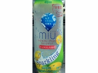 「DyDo miu レモン＆グレープフルーツスパークリング ペット500ml」のクチコミ画像 by エリリさん