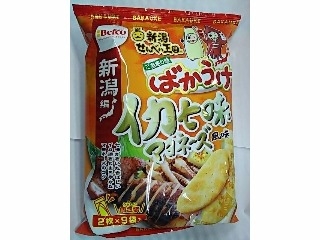 「栗山米菓 ばかうけ イカ七味 マヨネーズ風味 2枚×9袋」のクチコミ画像 by いちごみるうさん