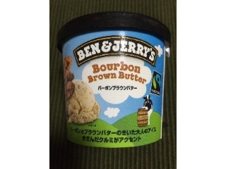 「BEN＆JERRY’S ミニカップ アイスクリーム バーボンブラウンバター カップ120ml」のクチコミ画像 by レビュアーさん