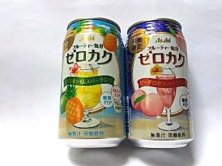 「アサヒ ゼロカク ピーチロゼスパークリング 缶350ml」のクチコミ画像 by いちごみるうさん