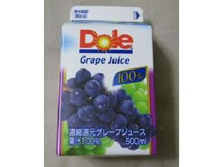 「Dole グレープ100％ パック500ml」のクチコミ画像 by おぼろづきさん