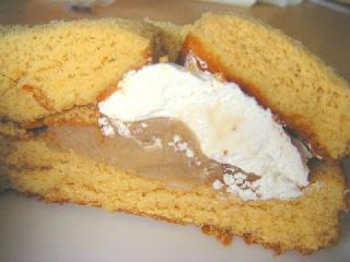 「フジパン マロンのマウントホイップケーキ 袋1個」のクチコミ画像 by レビュアーさん