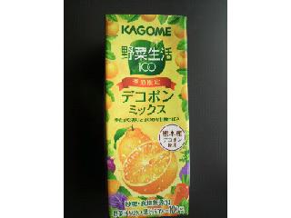 「カゴメ 野菜生活100 デコポンミックス パック200ml」のクチコミ画像 by たぬきっきさん