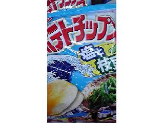 「湖池屋 ポテトチップス 塩と枝豆味 袋78g」のクチコミ画像 by ゆち虎さん