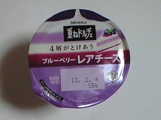 「メグミルク 重ねドルチェ 4層がとけあう ブルーベリーレアチーズ カップ120g」のクチコミ画像 by mimi7さん