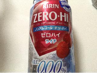「KIRIN ゼロハイ ノンアルコールチューハイ ライチ 缶350ml」のクチコミ画像 by レビュアーさん