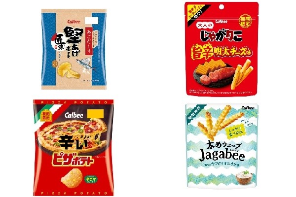 今週新発売のカルビーまとめ！『堅あげポテト匠味あごだし味』、『大人