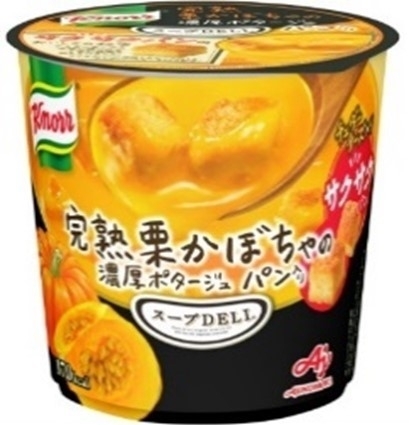 「クノール スープDELI 完熟栗かぼちゃの濃厚ポタージュ パン入り」の商品情報