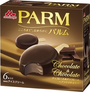 森永 PARM チョコレート＆チョコレート プラリネ仕立て 箱55ml×6