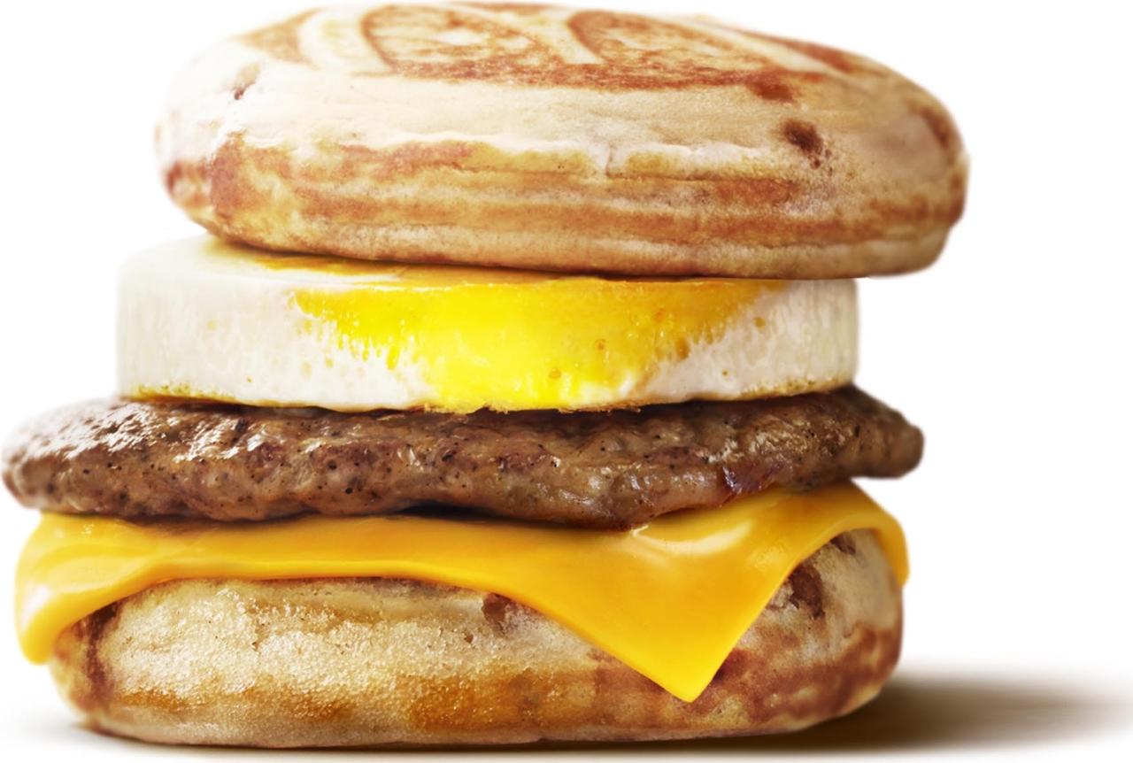 マクドナルド マックグリドル ソーセージエッグ