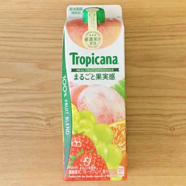 「トロピカーナ 100% まるごと果実感 フルーツブレンド」の商品情報