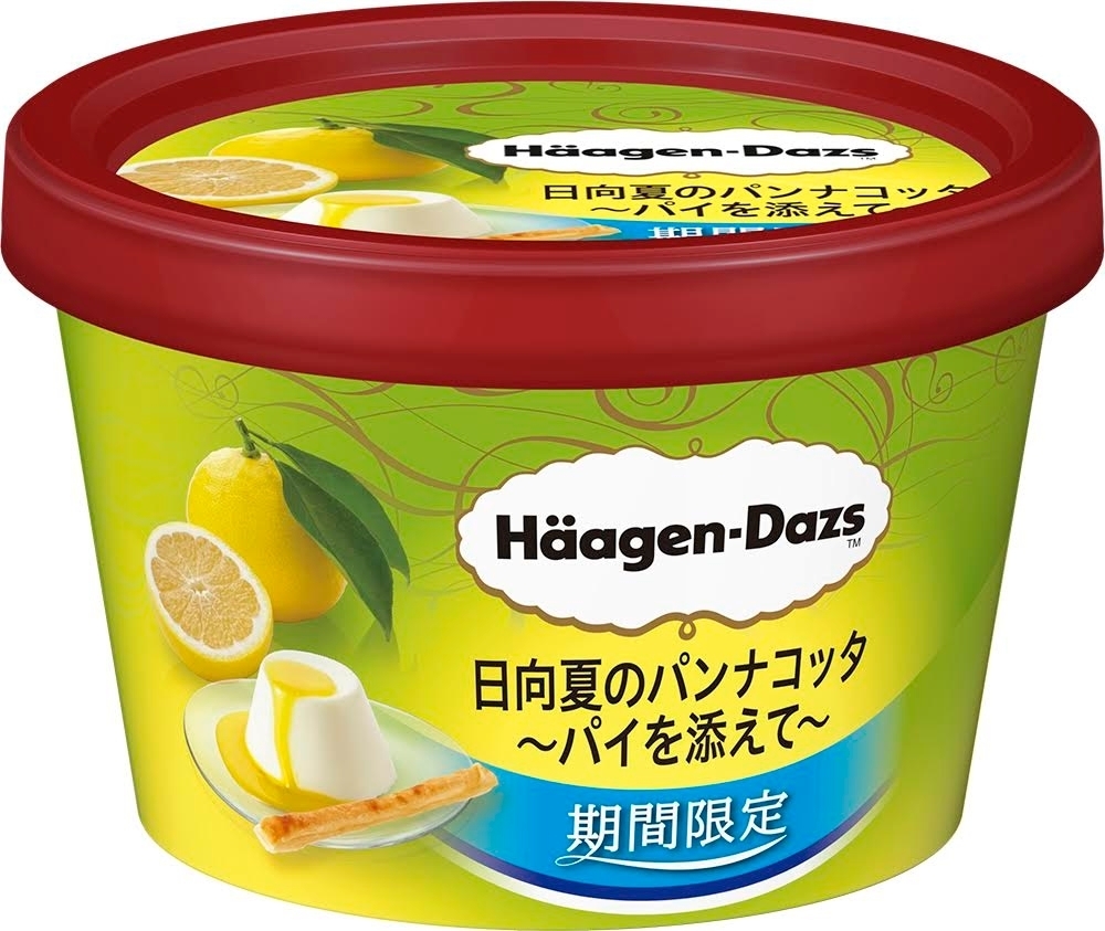 ハーゲンダッツ ミニカップ 日向夏のパンナコッタ パイを添えて カップ102ml