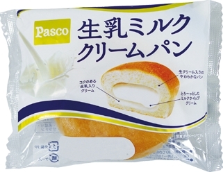 Pasco 生乳ミルククリームパン 袋1個