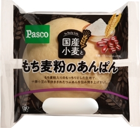 Pasco 国産小麦ともち麦粉のあんぱん 袋1個