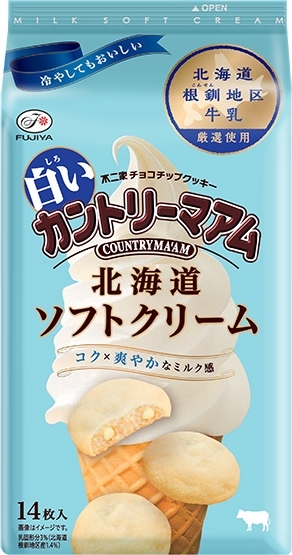 不二家 白いカントリーマアム 北海道ソフトクリーム 袋14枚