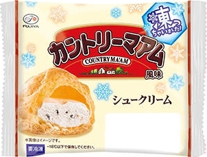 不二家 シュークリーム凍っちゃいました！ カントリーマアム風味