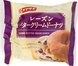 ヤマザキ レーズンバタークリームドーナツ 袋1個