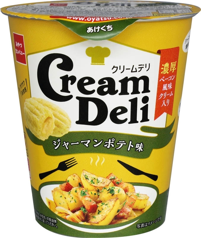 「おやつカンパニー クリームデリ ジャーマンポテト味」の商品情報