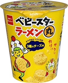 「おやつカンパニー ベビースターラーメン丸 3種のチーズ味」の商品情報