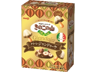 明治 大粒きのこの山 クリーミージャンドゥーヤ 箱46g