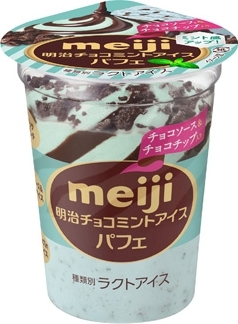 明治 チョコミントアイスパフェ カップ185ml