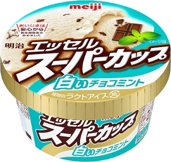 明治 エッセル スーパーカップ 白いチョコミント カップ200ml