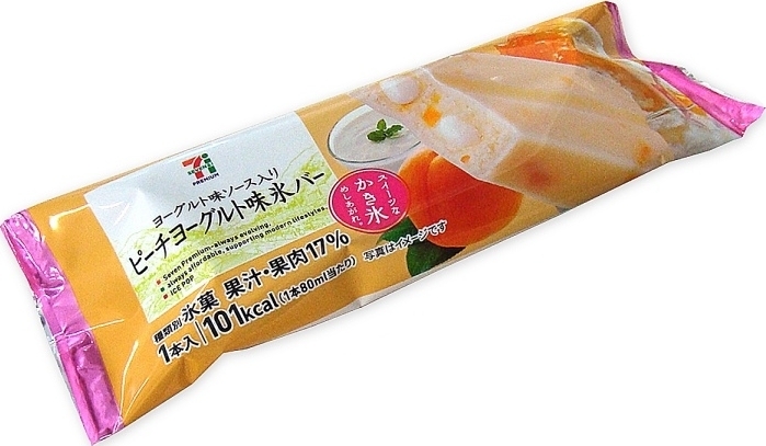 セブンプレミアム ピーチヨーグルト味氷バー
