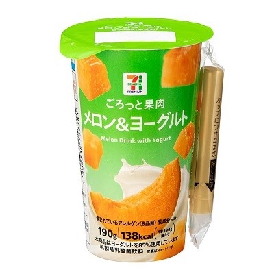 ごろっと果肉メロン&ヨーグルト