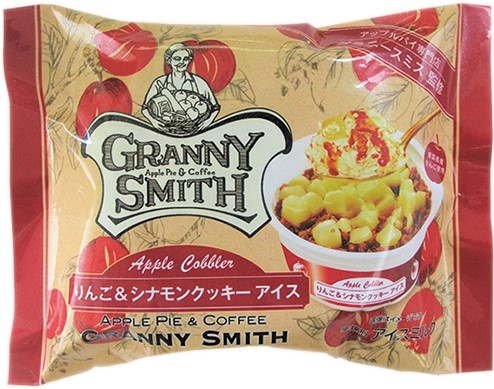ファミリーマート グラニースミス りんご＆シナモンクッキーアイス