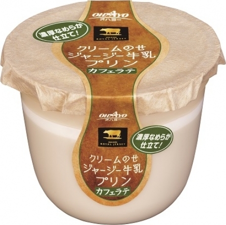 オハヨー ジャージー牛乳プリン カフェラテ カップ115g