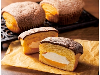 ローソン チョコビスケットデニッシュ カスタード＆ホイップ