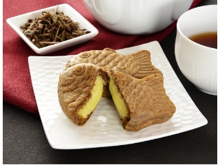 ローソン プチほうじ茶たい焼き(クリーム) 2個