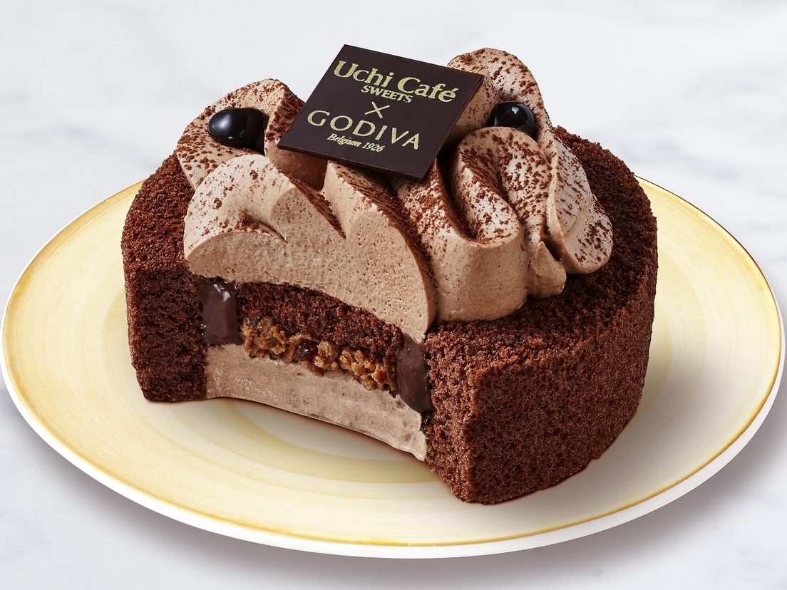 ローソン Ｕｃｈｉ Ｃａｆｅ’ ＳＷＥＥＴＳ × ＧＯＤＩＶＡ ショコラロールケーキ