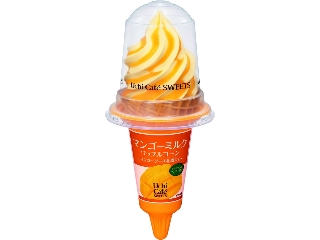 ローソン Uchi Cafe’ SWEETS マンゴーミルクワッフルコーン 160ml