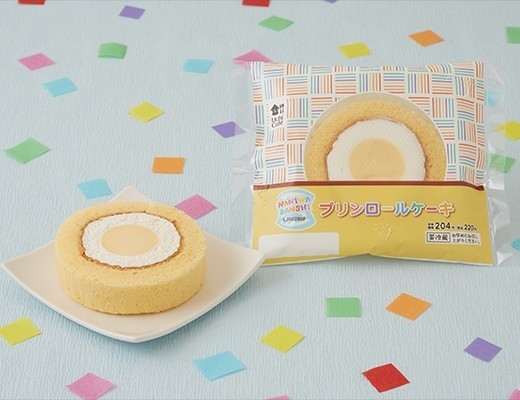 ローソン Uchi Cafe’ ×なにわ男子 プリンロールケーキ