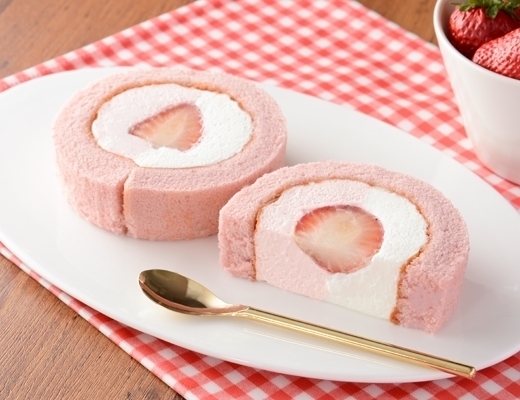 ローソン Uchi Cafe’ いちごみるくロールケーキ