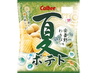 カルビー 夏ポテト 安曇野わさび味 袋65g