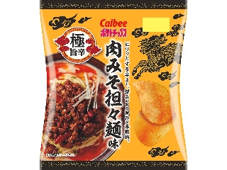 カルビー ポテトチップス 極旨辛 肉みそ担々麺味 袋60g