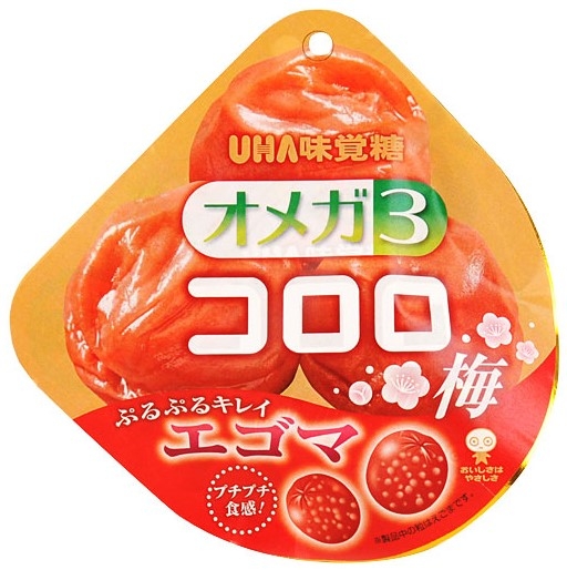 「UHA味覚糖 オメガ3コロロ 梅」の商品情報